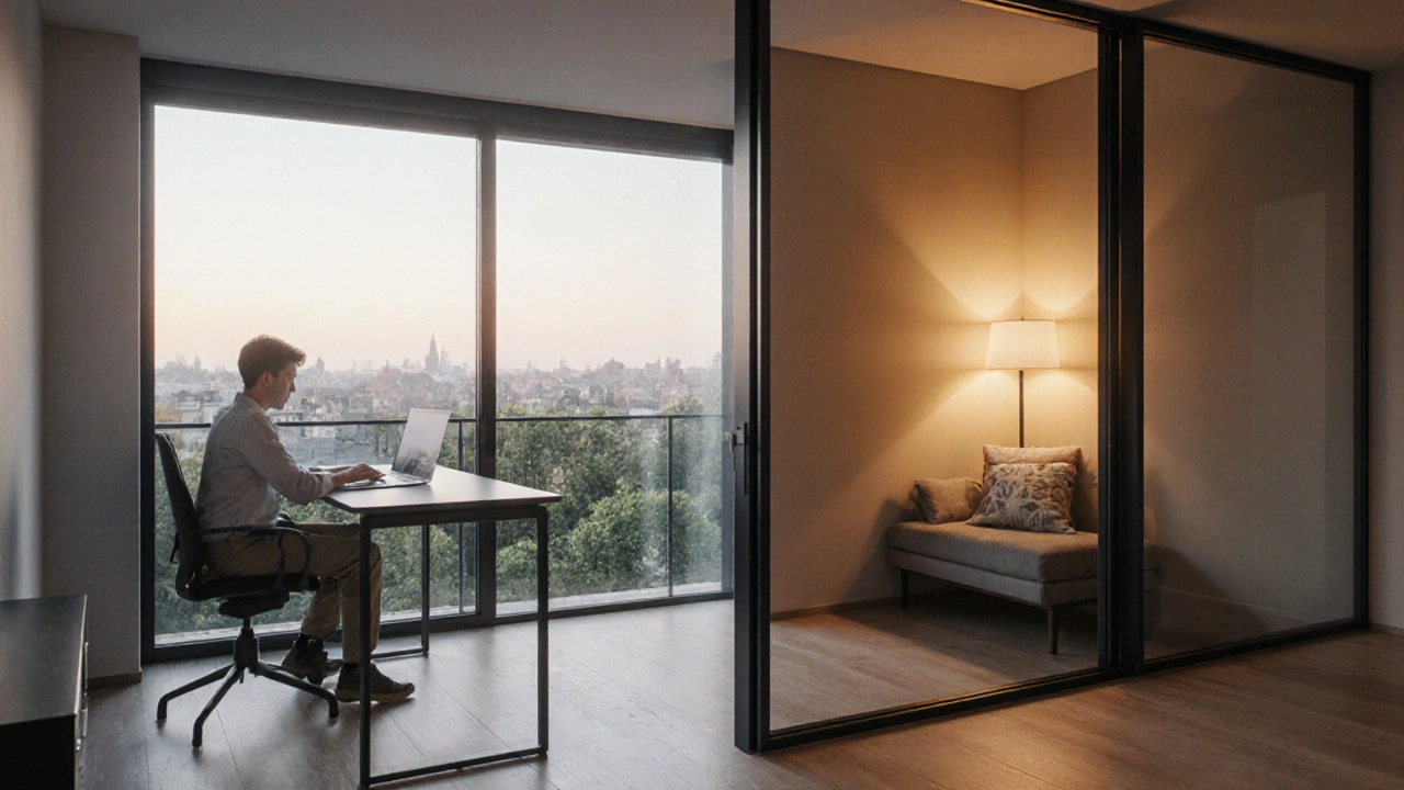 Hybridní obytné prostory: jak pracovat, relaxovat a dělat sport doma bez přesunu