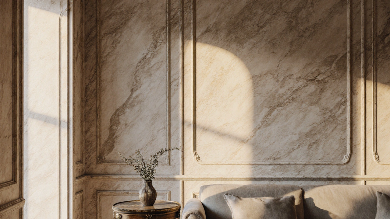 Dekorativní štuky: jak dosáhnout efektů mramoru a perlového lesku a jak je správně udržovat