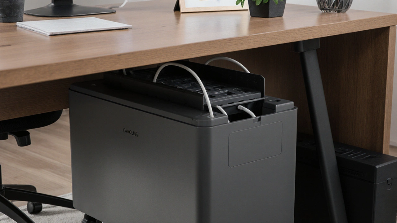 Organizace kabelů a techniky: jak zvládnout kabelový zmatek pomocí boxů a lišt