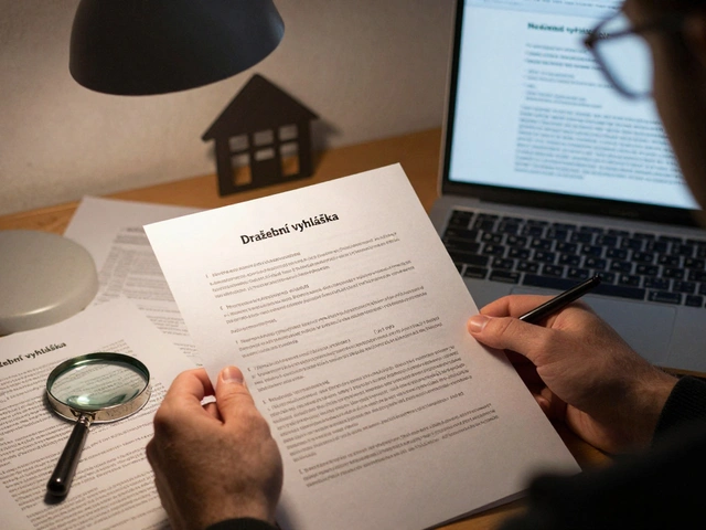 Dražební vyhláška: Jak ji číst při koupi nemovitosti