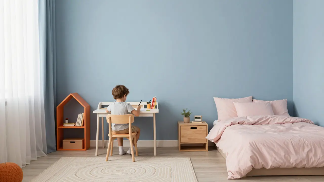 Barvy dětského pokoje: jak stimulovat vývoj a zajišťovat klid pomocí psychologie barev