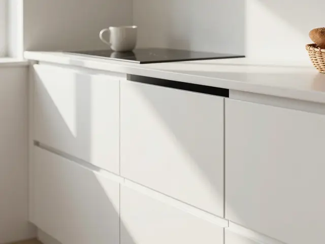 Bezúchytkové otevírání kuchyňských skříní: push-to-open vs. madla - co je lepší?