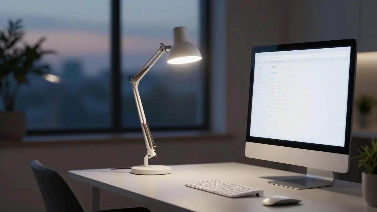 Jak vybrat nejlepší stolní lampy pro efektivní osvětlení pracovního prostoru