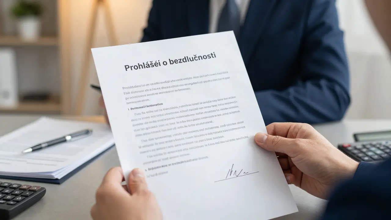 Prohlášení o bezdlužnosti nájemce: Kdy ho požadovat a jak na to
