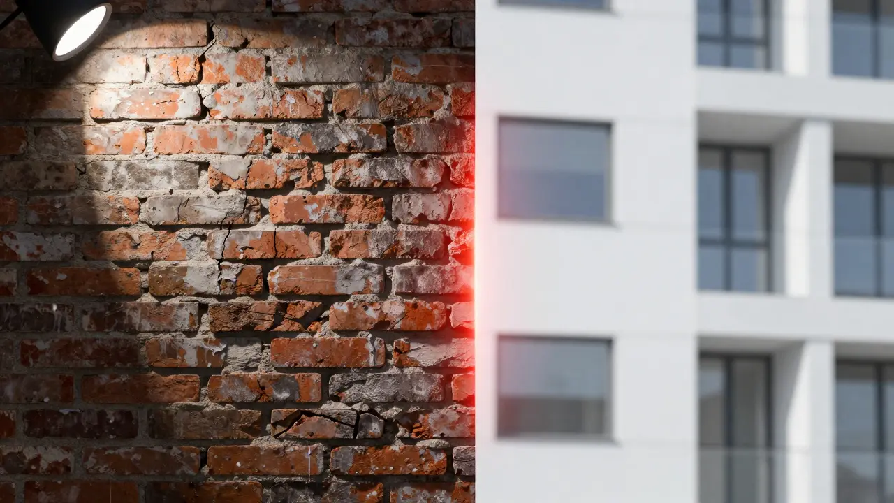 Srovnání rizik starých a nových nemovitostí při technické inspekci