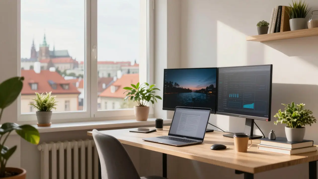 Budoucnost home office v ČR: Hybridní model, Flexinovela a nové trendy práce do roku 2026