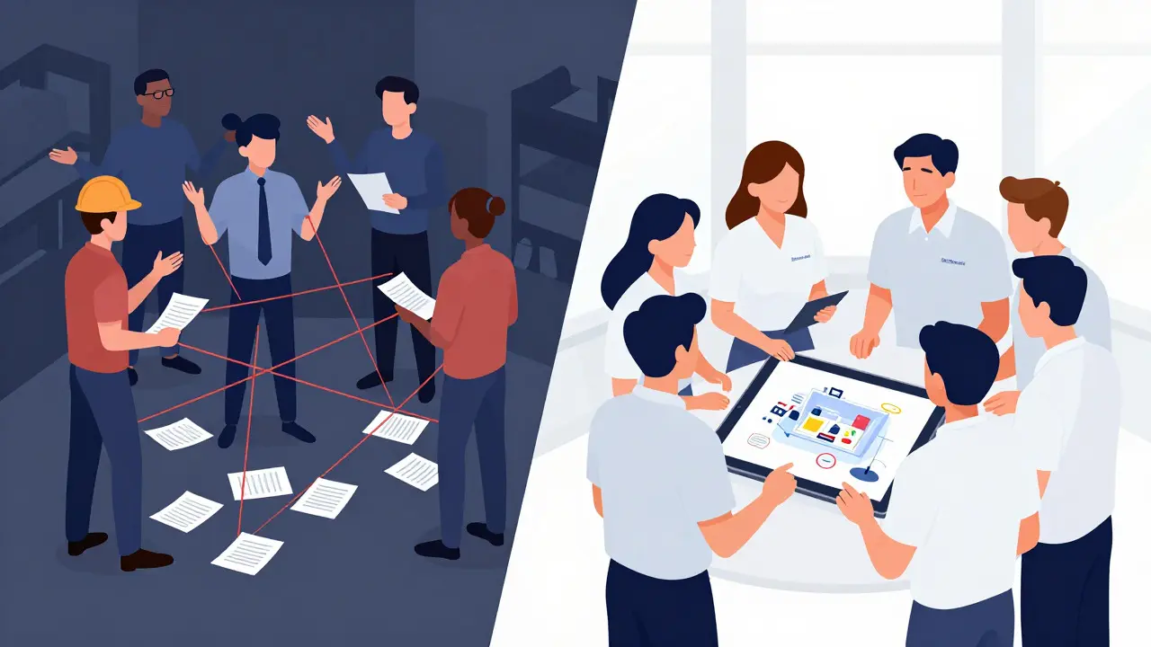 Porovnání chaotického tradičního přístupu a efektivního Design &amp; Build