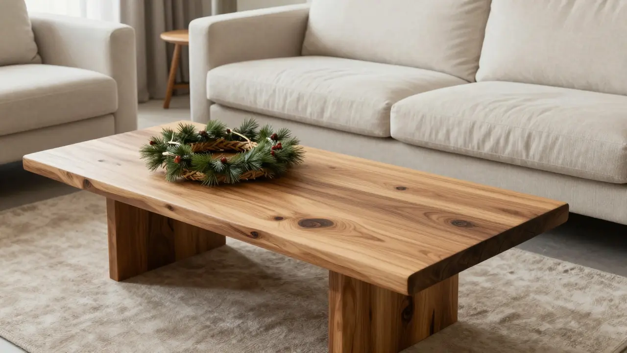 Moderní obývák s kombinací minimalistického nábytku a ručně pletených dekorací