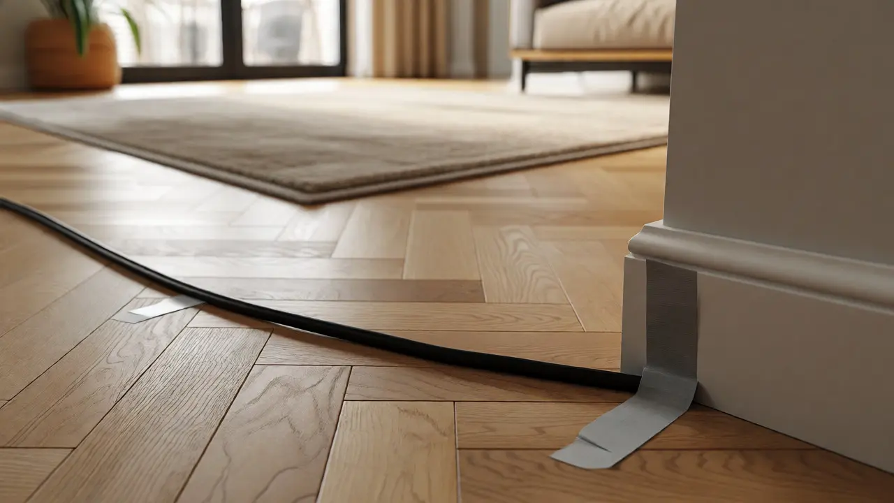 Bezpečnost při home stagingu: Jak správně zajistit kabely a koberce