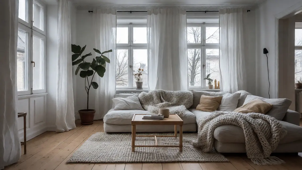 Skandinávský styl interiéru: Jak vytvořit čistotu a minimalismus bez chladu